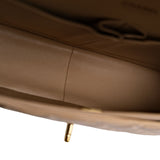 Chanel Double Flap Jumbo Beige GHW - (MICROCHIP)