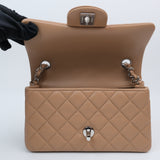 Chanel Mini Rec Dark Beige SHW - (MICROCHIP)