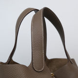 Hermes Picotin 22 Etoupe GHW - D