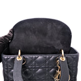 HOLD | Lady Dior Medium Noir Soft Caviar GHW