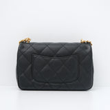 Chanel Mini Sweetheart Flap Black Caviar GHW