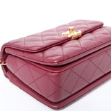 HOLD | Chanel Coco First Small Burgundy GHW - (MICROCHIP)