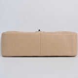 Chanel Double Flap Jumbo Beige SHW - s14