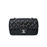 Chanel Mini Rectangle Black Caviar SHW - s20
