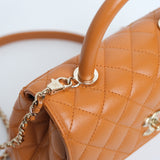 Chanel Coco Handle Caramel Small - (MICROCHIP)