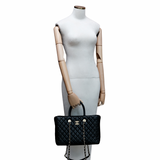 Chanel Coco Handle Tote Bag Black Caviar GHW - s26