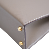 Hermes Mini Kelly Etoupe GHW - Z