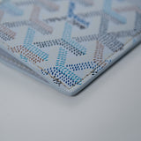 Goyard Zipped Card Holder Bourbon Bleu Polaire - (BRANDNEW)