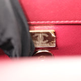 Chanel Coco Handle Small Burgundy GHW - (MICROCHIP)