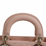 Lady Dior Mini Pink Ostrich GHW