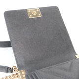 Chanel North South Le boy Black Caviar - s30