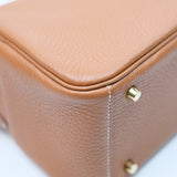 Hermes Mini Lindy Gold GHW - B