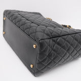 Chanel Coco Handle Tote Bag Black Caviar GHW - s26
