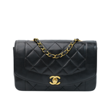 Chanel Vintage Diana Black GHW
