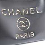 Chanel Deauville Tote Black Caviar GHW - s28