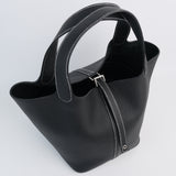 HOLD | Hermes Picotin 22 Black Contrast Stitch - B