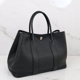 Hermes Garden Party 30 Black PHW - Z