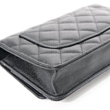 Chanel Classic WOC Black Caviar GHW - (MICROCHIP)