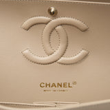 Chanel Double Flap Medium Dark Beige GHW - (MICROCHIP)