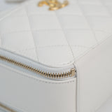 Chanel Matelasse White Multicolor Top Handle Pick Me Up