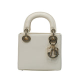 Lady Dior Mini Lizard Latte - GHW