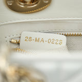 Dior 95.22 Mini White GHW