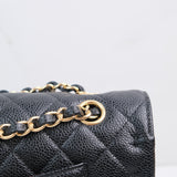 HOLD | Chanel Double Flap Medium Black GHW - (MICROCHIP)