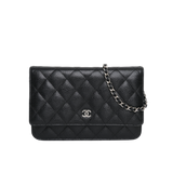 Chanel Wallet On Chain Black SHW - s27