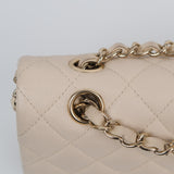 Chanel Double Flap Medium Cream -s29