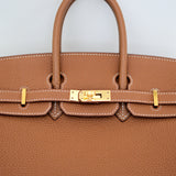 Hermes Birkin 25 Togo Gold GHW - Z