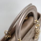 Dior Lady D Small Metallic Gold