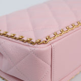 Chanel Neverending Chain Medium Flap Pink - (MICROCHIP)