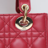 Dior Lady D Small Red Ghw