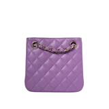 Chanel Purple 23S Mini Bucket Bag GHW - (MICROCHIP)