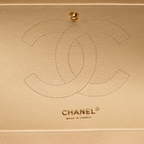 Chanel Double Flap Beige Jumbo - (MICROCHIP)