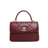 Chanel Trendy CC Burgundy GHW -s28
