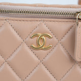 Chanel Vanity Top Handle Pink Beige - s31