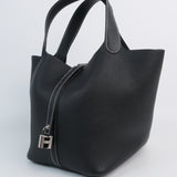 HOLD | Hermes Picotin 22 Black Contrast Stitch - B