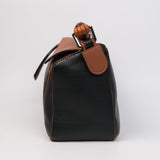 Loewe Puzzle Small Bicolor (Tan&Black)