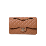 Chanel Double Flap Small Caramel GHW - (MICROCHIP)