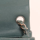 Chanel Mini Square Green Caviar SHW - s24