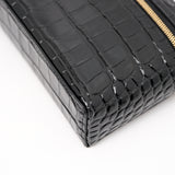 Chanel Slim Vanity Croc Black GHW