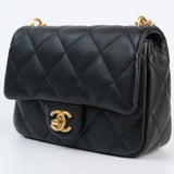 Chanel Mini Square Sweetheart Caviar Flap