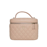 Chanel Vanity Case Salmon Beige - (UNUSED)