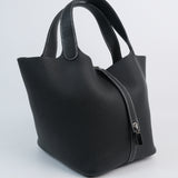 HOLD | Hermes Picotin 22 Black Contrast Stitch - B