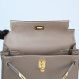 HOLD | Hermes Kelly 25 Togo Etoupe GHW - U
