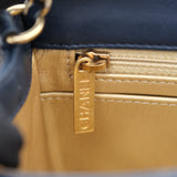Chanel Mini Square Blue Pearl Crush GHW - s29