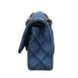 HOLD | Chanel Double Flap Medium Denim GHW