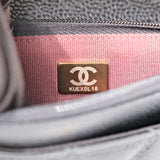 Chanel Classic WOC Black Caviar GHW - (MICROCHIP)