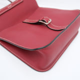HOLD | Hermes Mini Halzan Rouge Grenat PHW